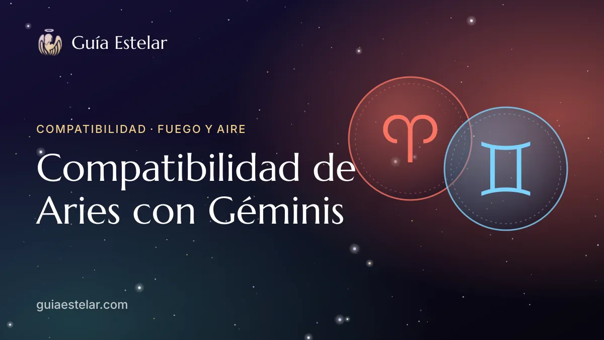 Portada de «Compatibilidad de Aries con Géminis»
