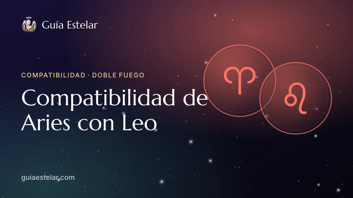 Portada de «Compatibilidad de Aries con Leo»
