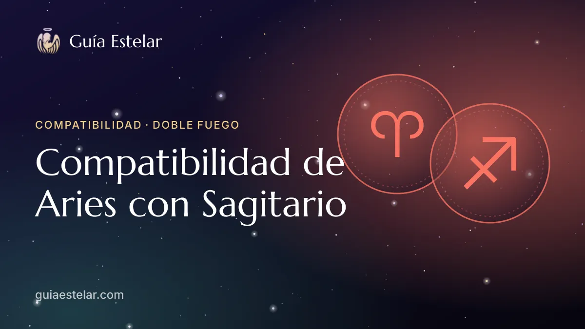 Portada de «Compatibilidad de Aries con Sagitario»