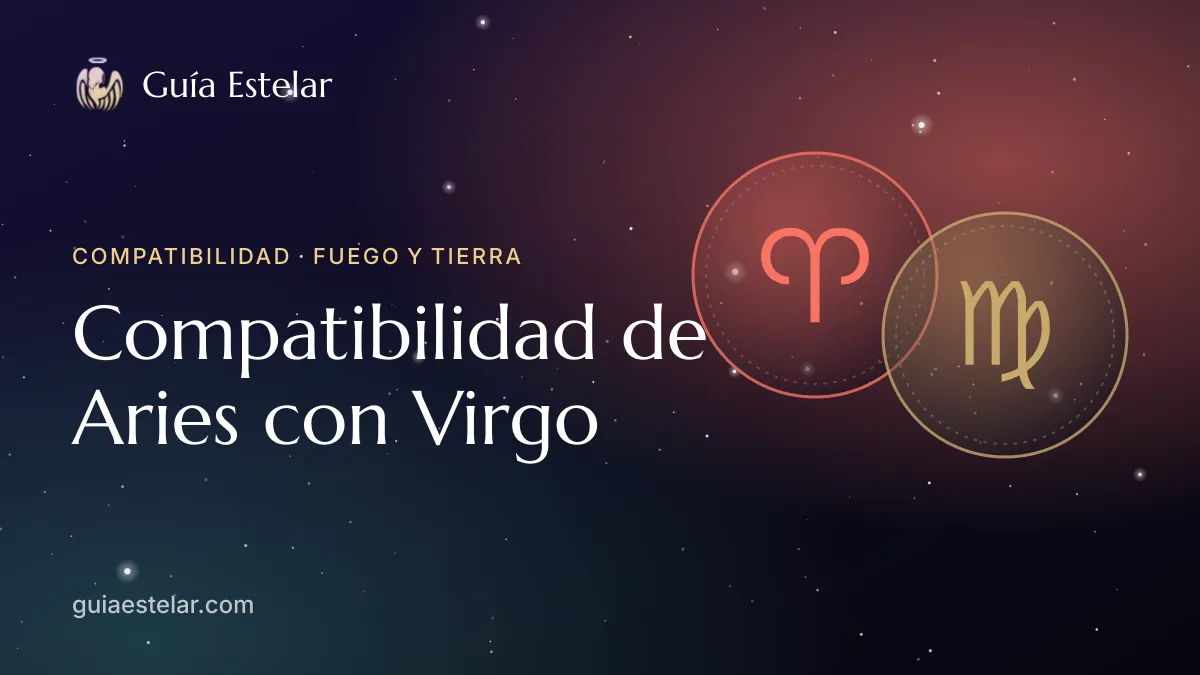 Portada de «Compatibilidad de Aries con Virgo»