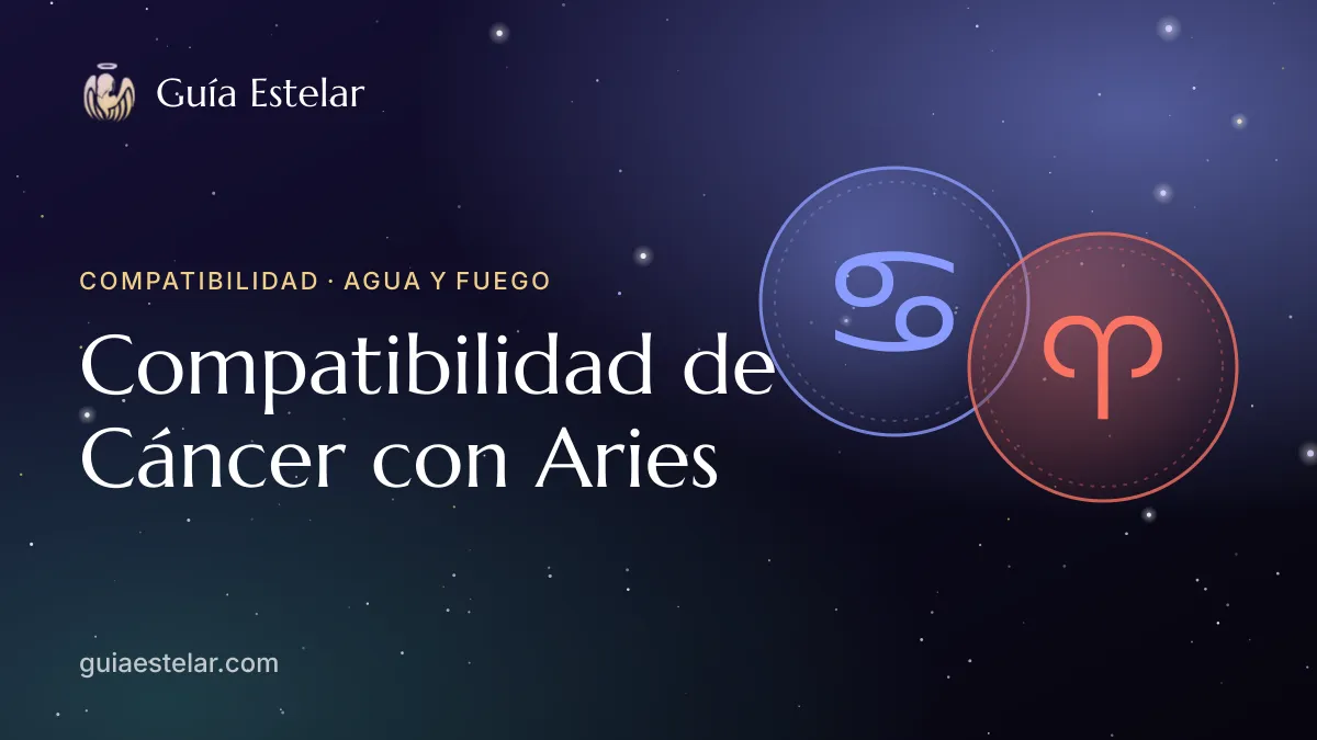 Portada de «Compatibilidad de Cáncer con Aries»