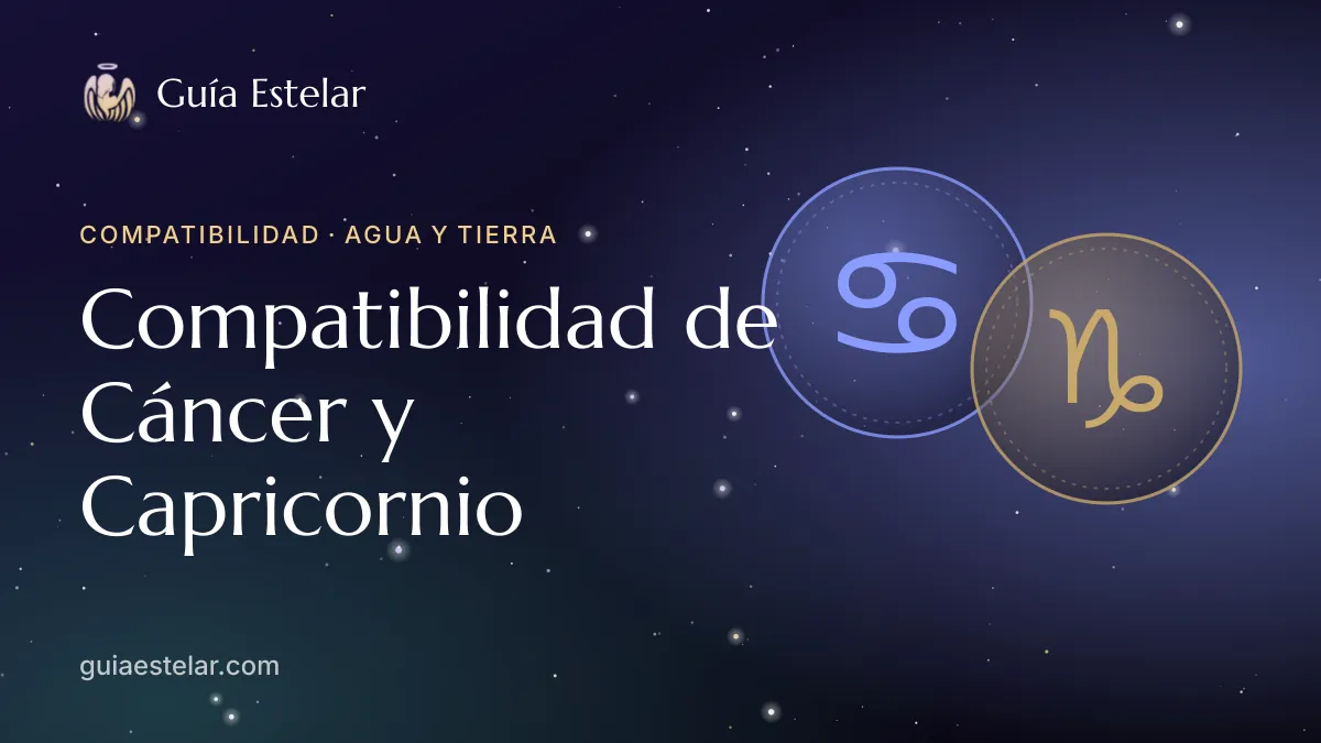 Portada de «Compatibilidad de Cáncer y Capricornio»