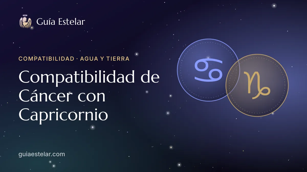 Portada de «Compatibilidad de Cáncer con Capricornio»