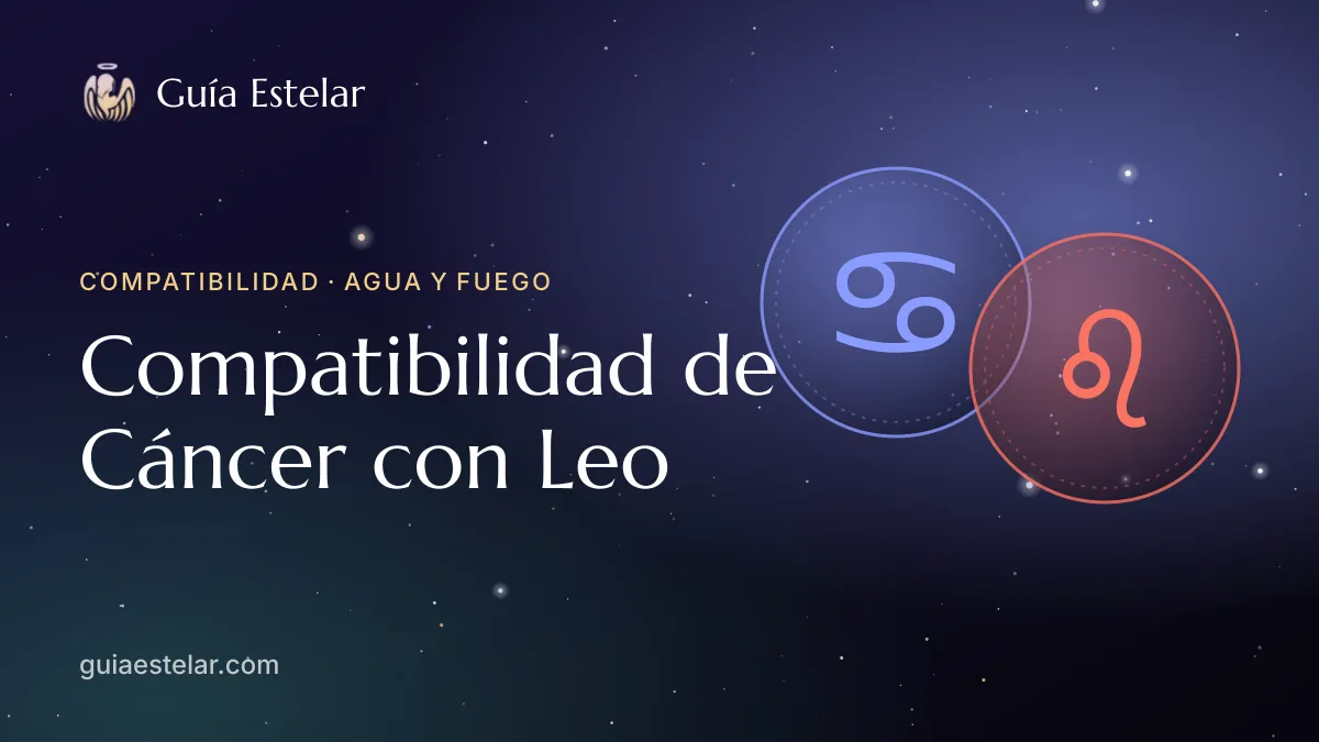 Portada de «Compatibilidad de Cáncer con Leo»