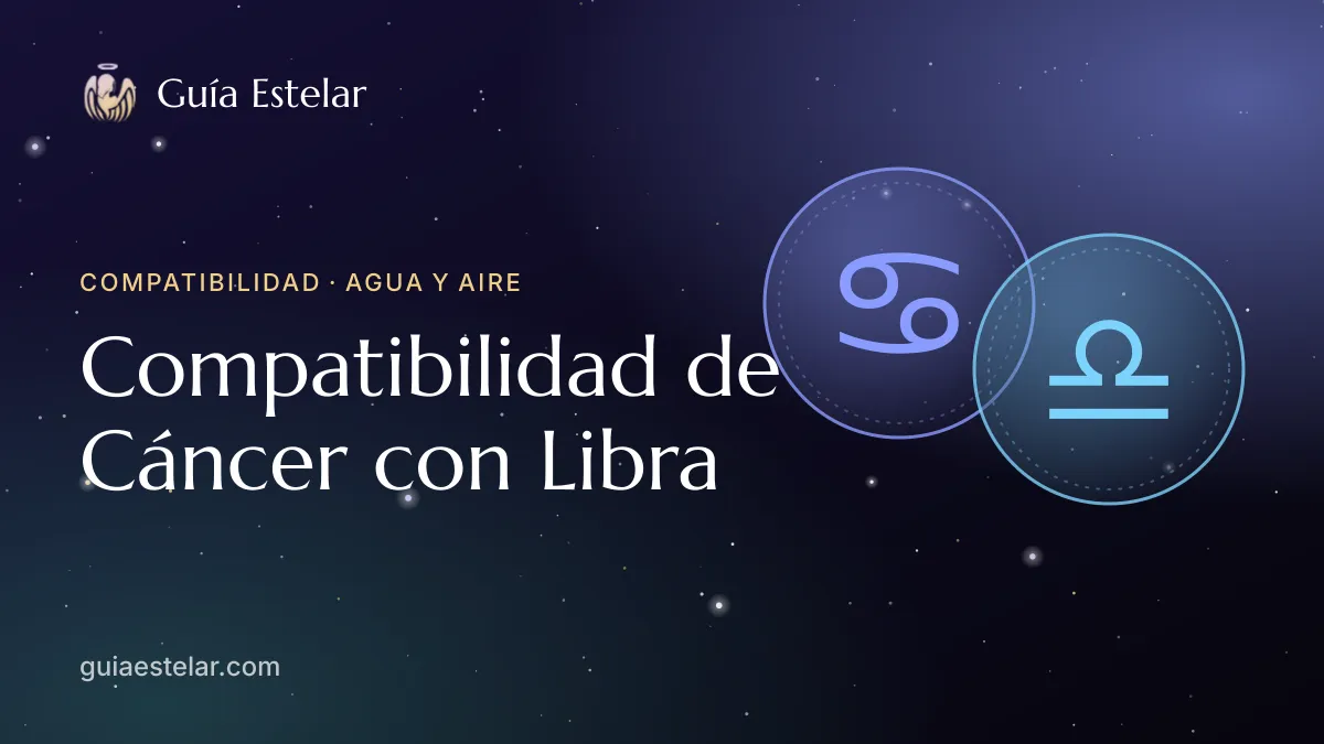 Portada de «Compatibilidad de Cáncer con Libra»