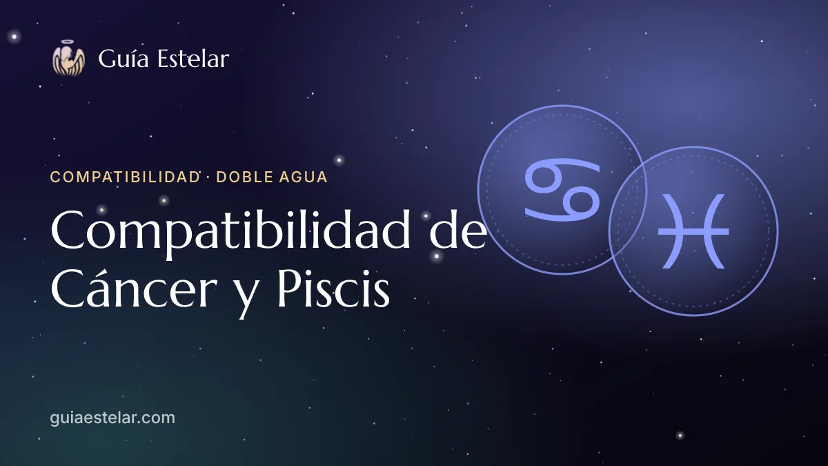 Portada de «Compatibilidad de Cáncer y Piscis»