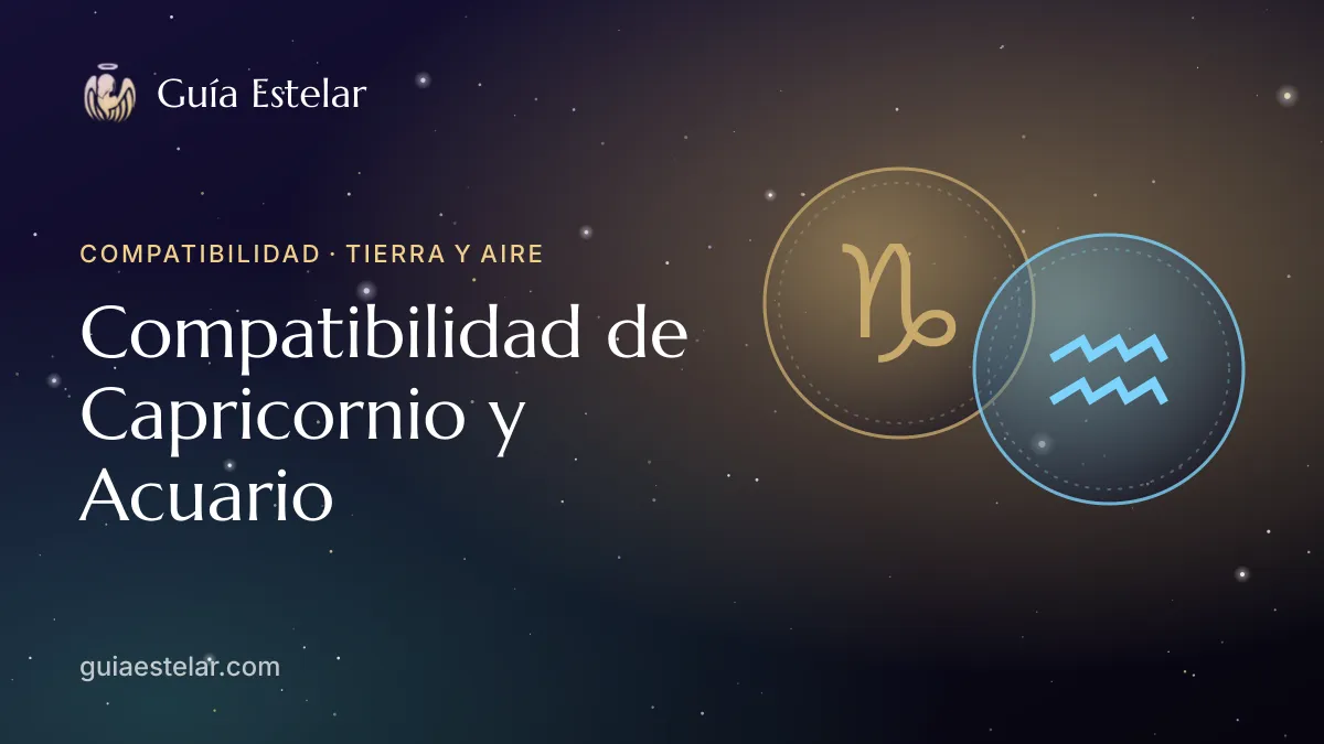Portada de «Compatibilidad de Capricornio y Acuario»