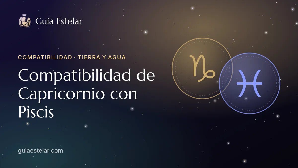 Portada de «Compatibilidad de Capricornio con Piscis»