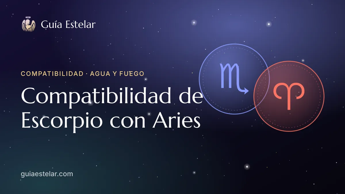 Portada de «Compatibilidad de Escorpio con Aries»