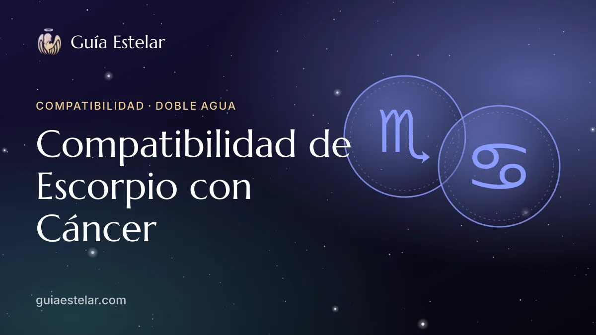 Portada de «Compatibilidad de Escorpio con Cáncer»