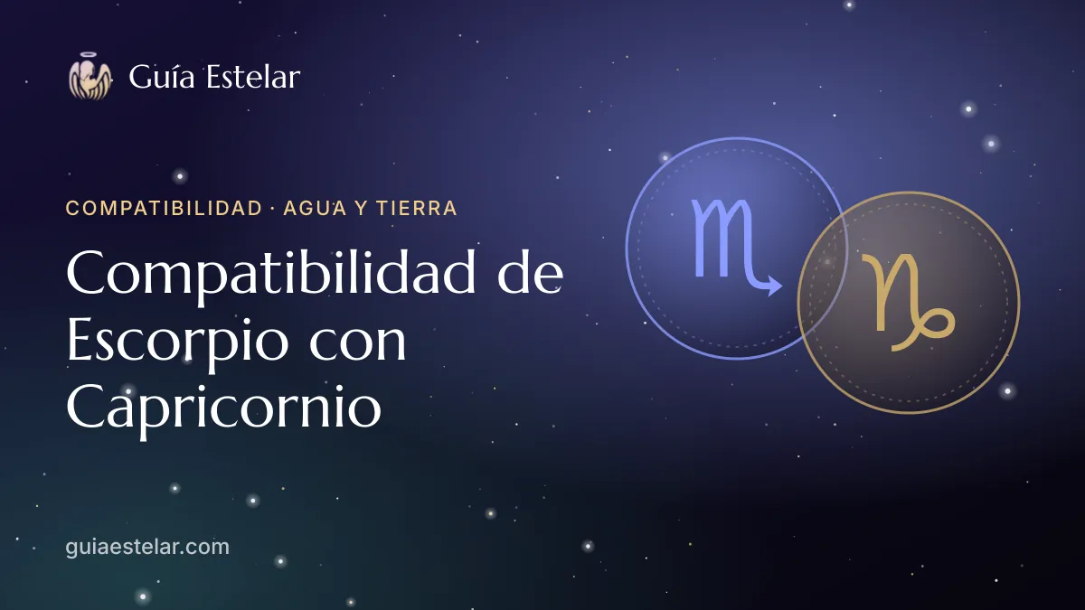 Portada de «Compatibilidad de Escorpio con Capricornio»