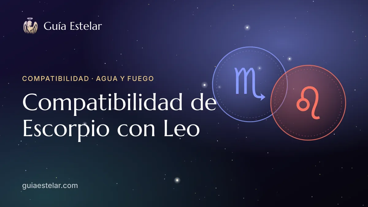 Portada de «Compatibilidad de Escorpio con Leo»