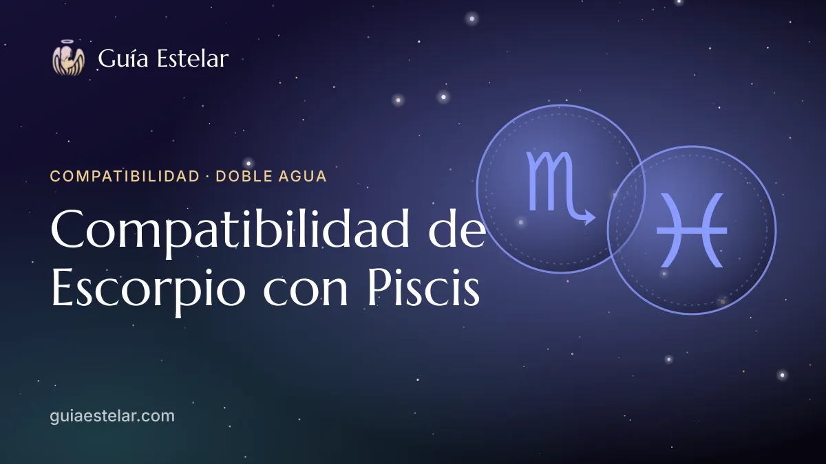 Portada de «Compatibilidad de Escorpio con Piscis»