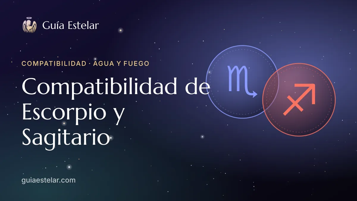 Portada de «Compatibilidad de Escorpio y Sagitario»