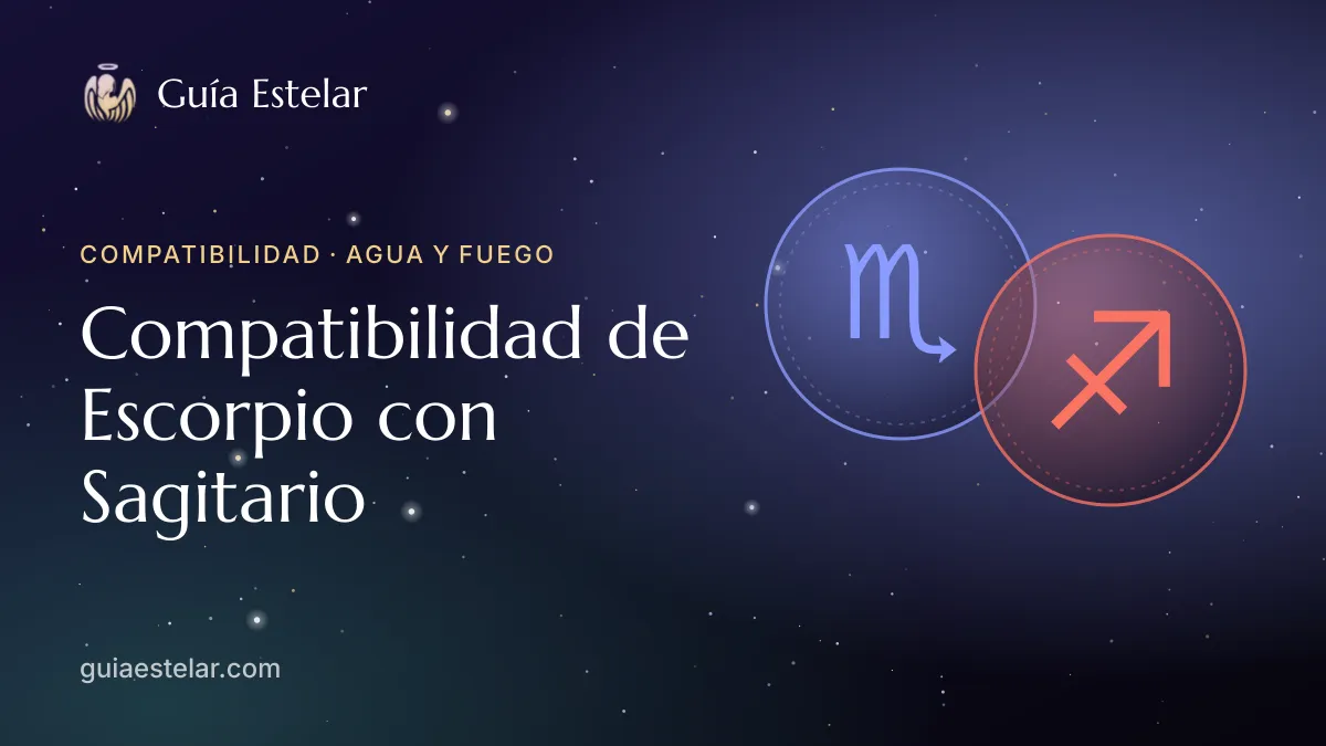 Portada de «Compatibilidad de Escorpio con Sagitario»