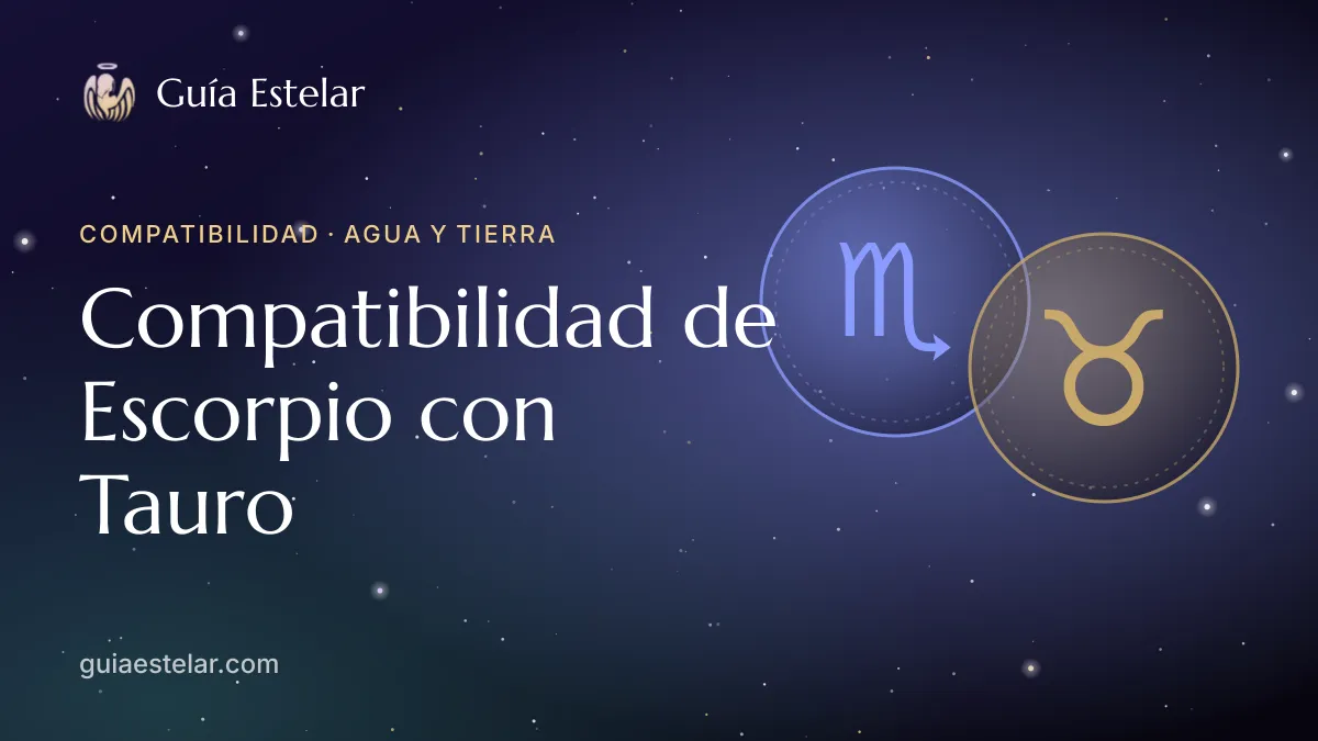 Portada de «Compatibilidad de Escorpio con Tauro»