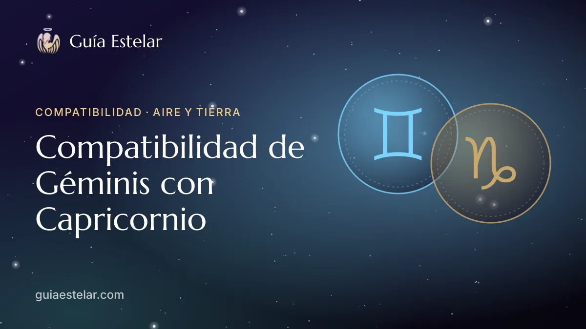 Portada de «Compatibilidad de Géminis con Capricornio»