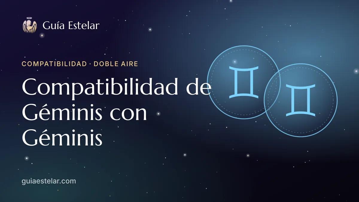 Portada de «Compatibilidad de Géminis con Géminis»