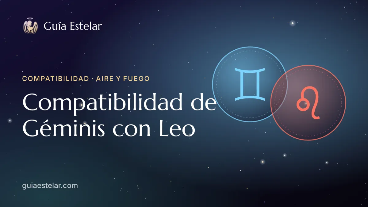 Portada de «Compatibilidad de Géminis con Leo»