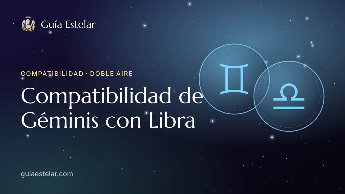 Portada de «Compatibilidad de Géminis con Libra»