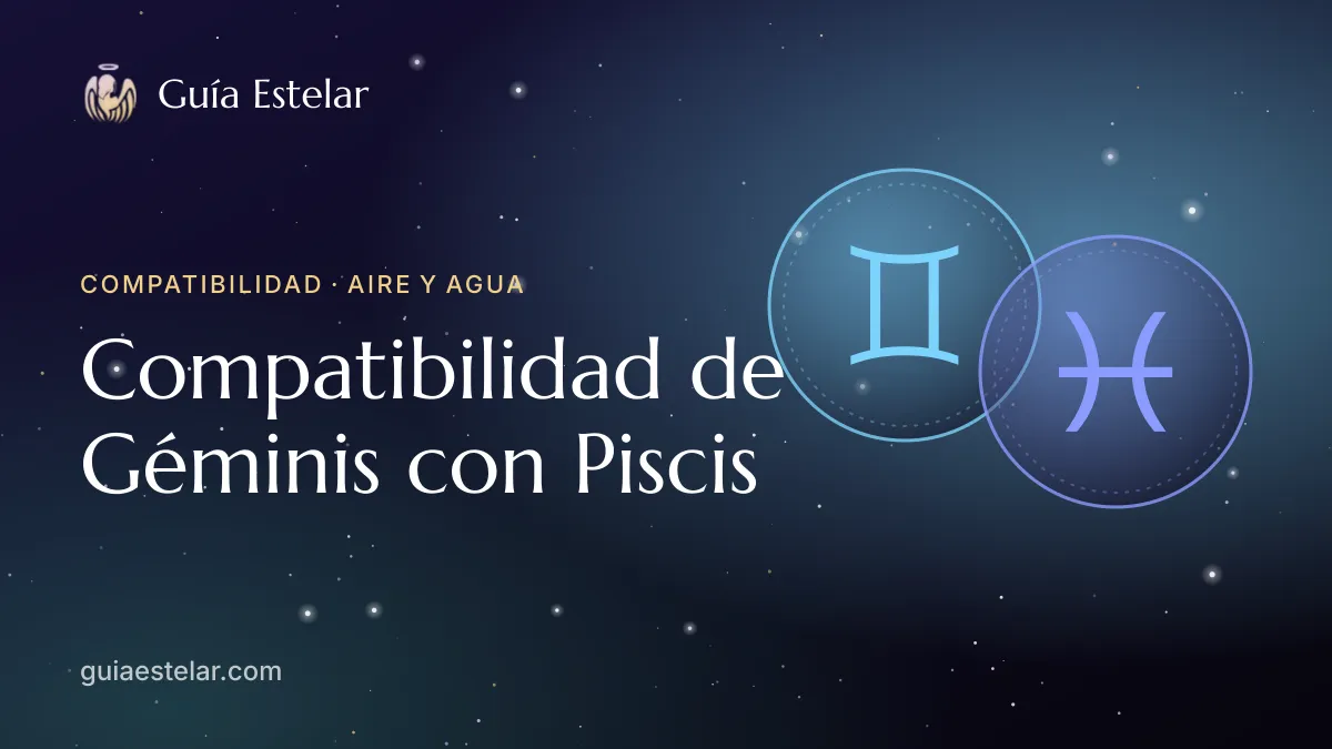 Portada de «Compatibilidad de Géminis con Piscis»
