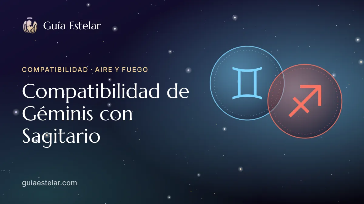 Portada de «Compatibilidad de Géminis con Sagitario»