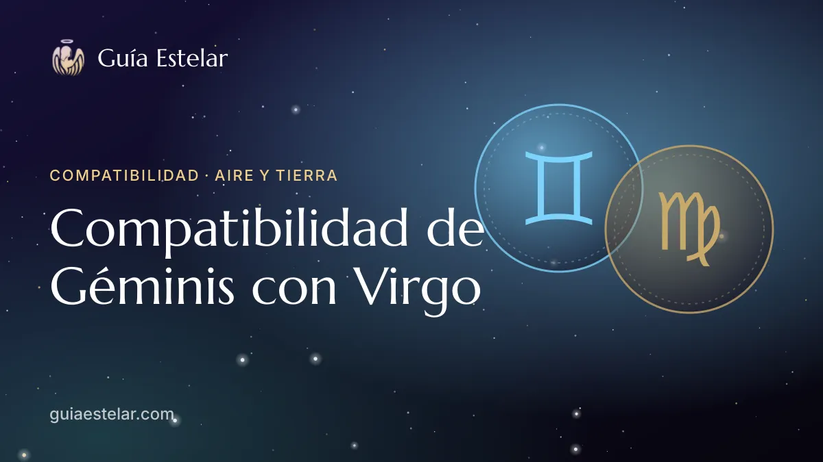 Portada de «Compatibilidad de Géminis con Virgo»