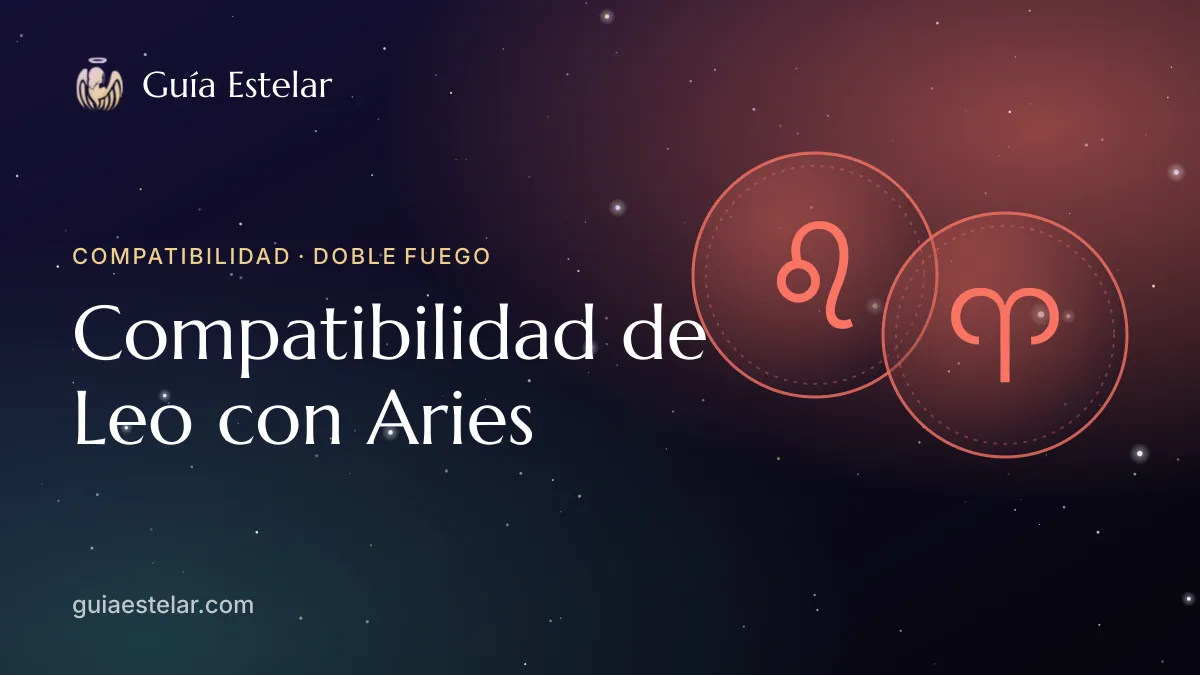 Portada de «Compatibilidad de Leo con Aries»