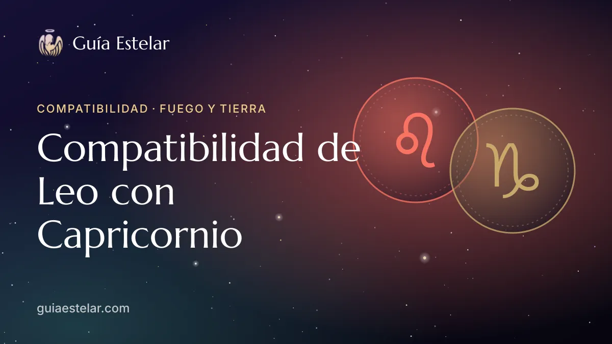 Portada de «Compatibilidad de Leo con Capricornio»