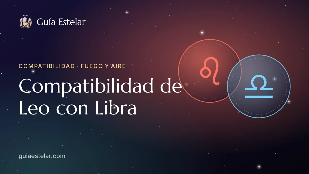 Portada de «Compatibilidad de Leo con Libra»