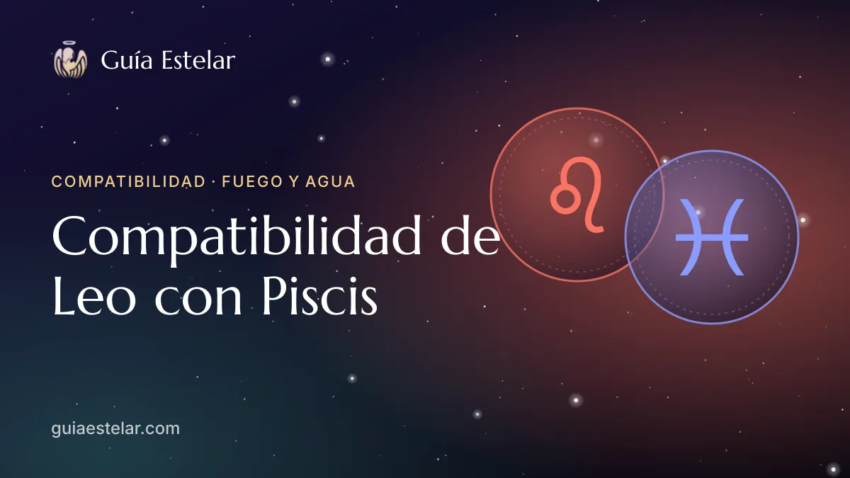 Portada de «Compatibilidad de Leo con Piscis»