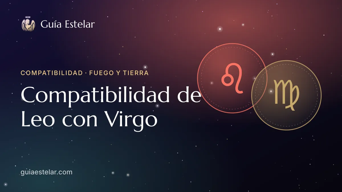Portada de «Compatibilidad de Leo con Virgo»