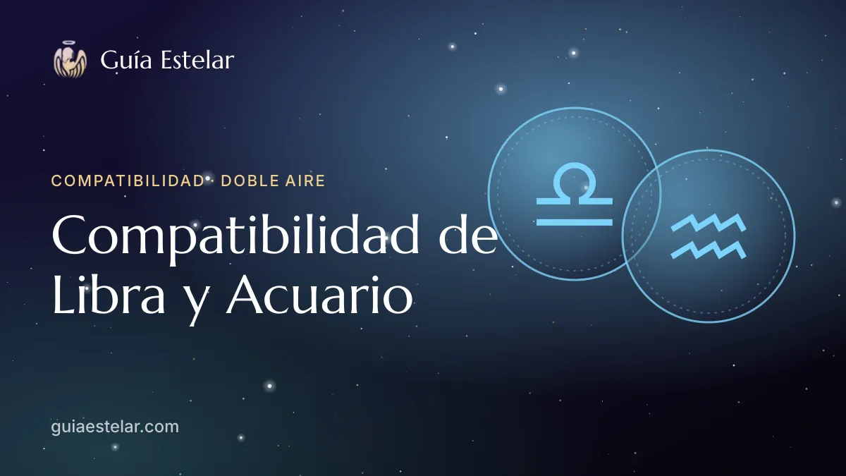 Portada de «Compatibilidad de Libra y Acuario»