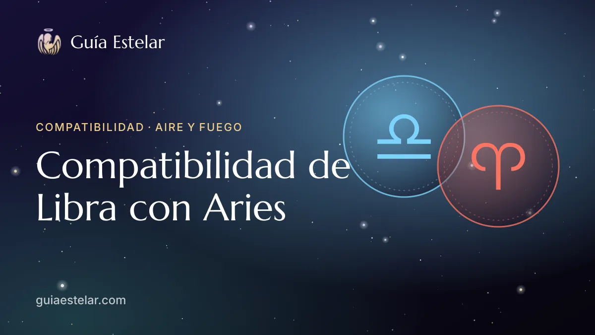 Portada de «Compatibilidad de Libra con Aries»
