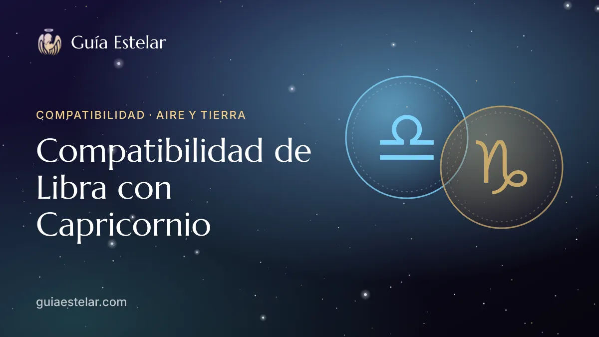 Portada de «Compatibilidad de Libra con Capricornio»