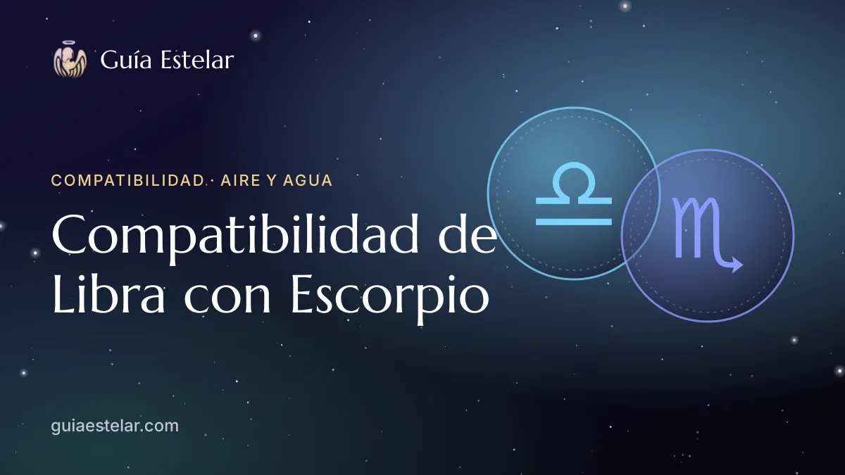 Portada de «Compatibilidad de Libra con Escorpio»