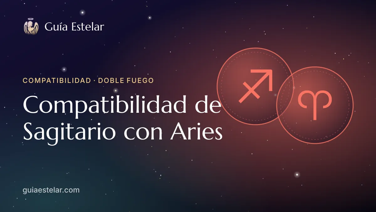 Portada de «Compatibilidad de Sagitario con Aries»