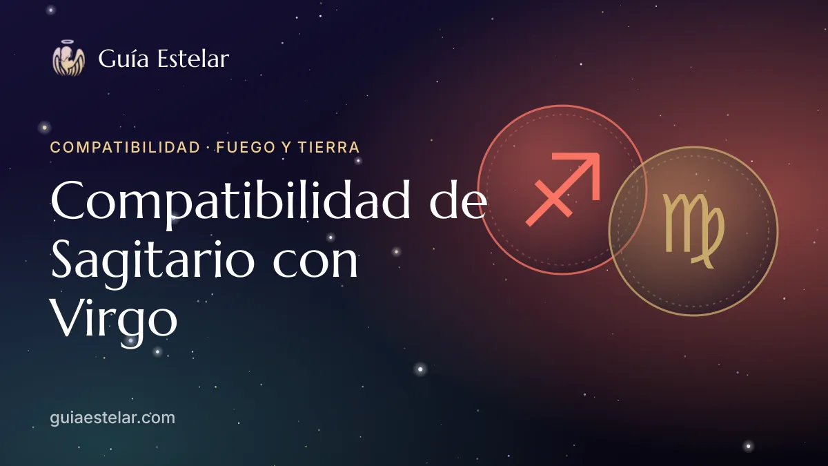 Portada de «Compatibilidad de Sagitario con Virgo»