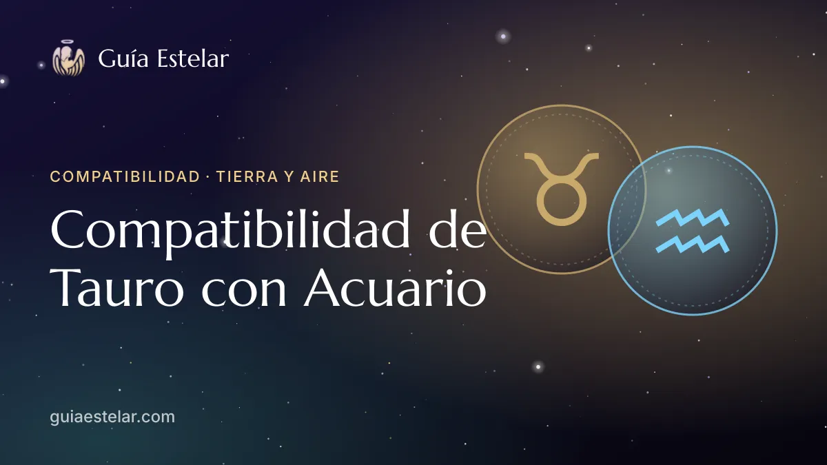 Portada de «Compatibilidad de Tauro con Acuario»