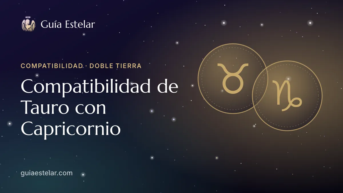 Portada de «Compatibilidad de Tauro con Capricornio»