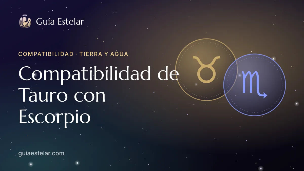 Portada de «Compatibilidad de Tauro con Escorpio»