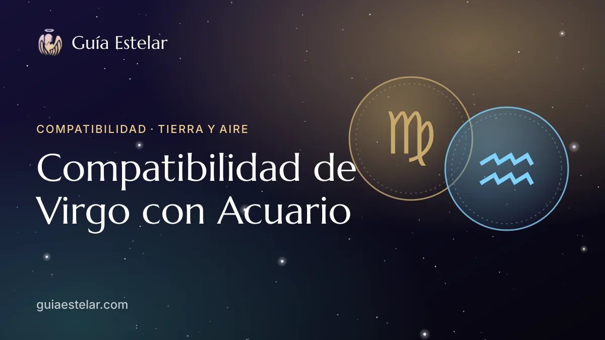Portada de «Compatibilidad de Virgo con Acuario»