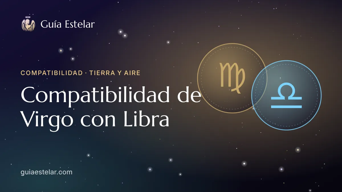 Portada de «Compatibilidad de Virgo con Libra»