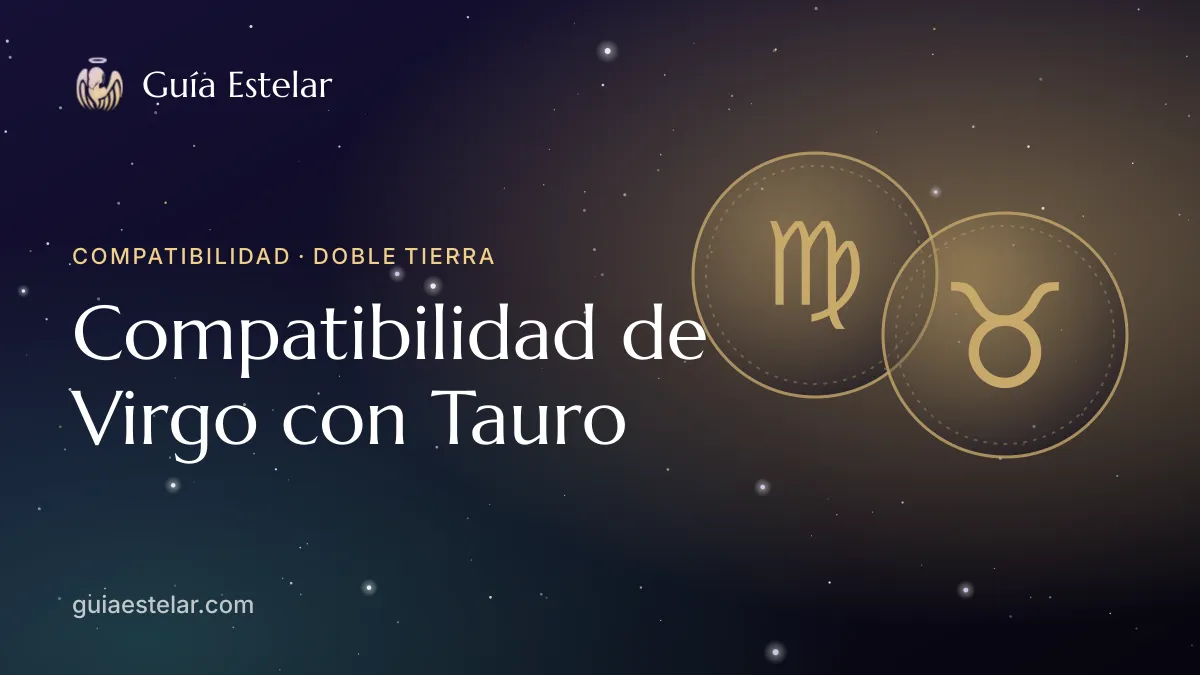 Portada de «Compatibilidad de Virgo con Tauro»