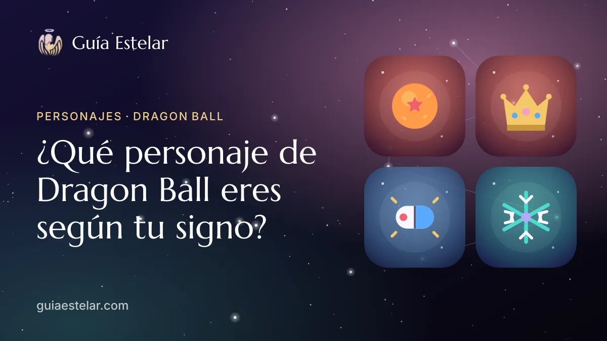 Portada de «¿Qué personaje de Dragon Ball eres según tu signo?»