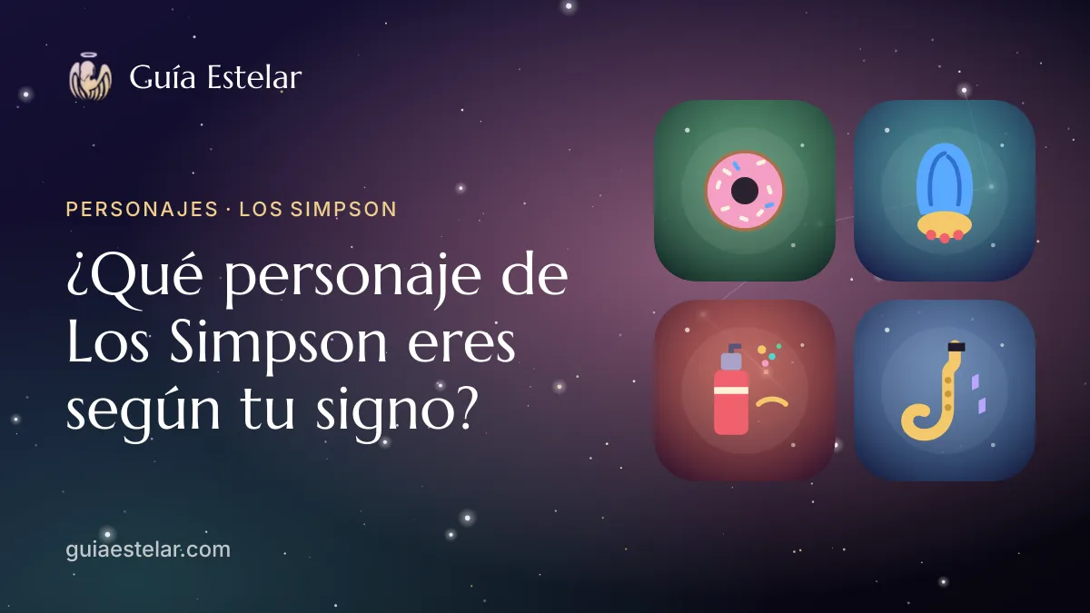 Portada de «¿Qué personaje de Los Simpson eres según tu signo?»