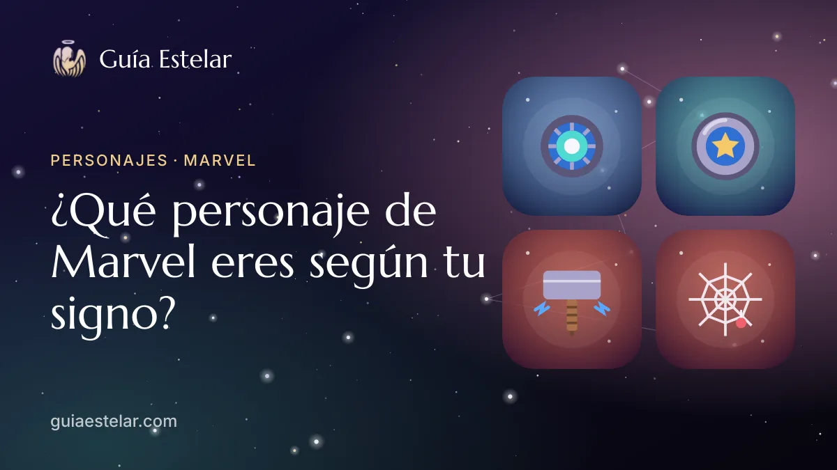 Portada de «¿Qué personaje de Marvel eres según tu signo?»
