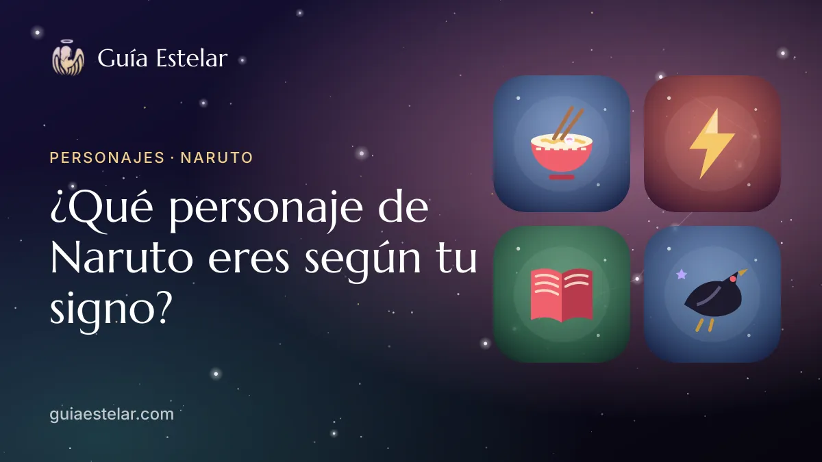 Portada de «¿Qué personaje de Naruto eres según tu signo?»