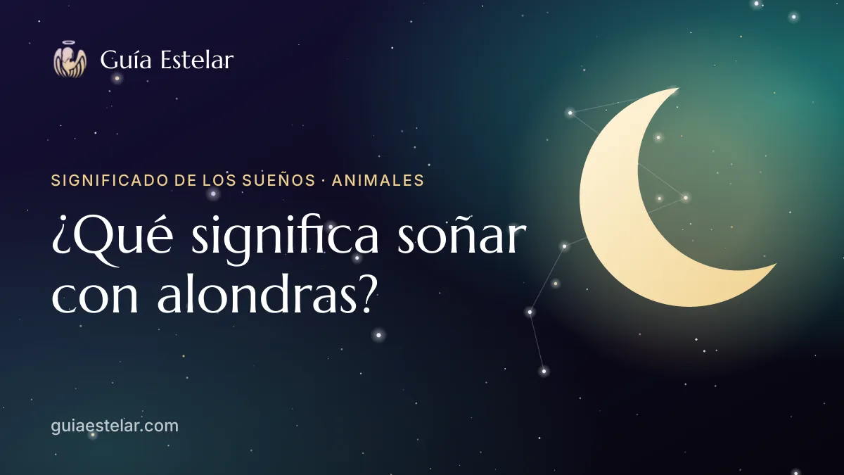 Portada de «¿Qué significa soñar con alondras?»