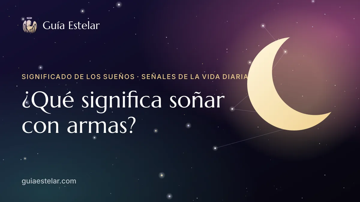 Portada de «¿Qué significa soñar con armas?»